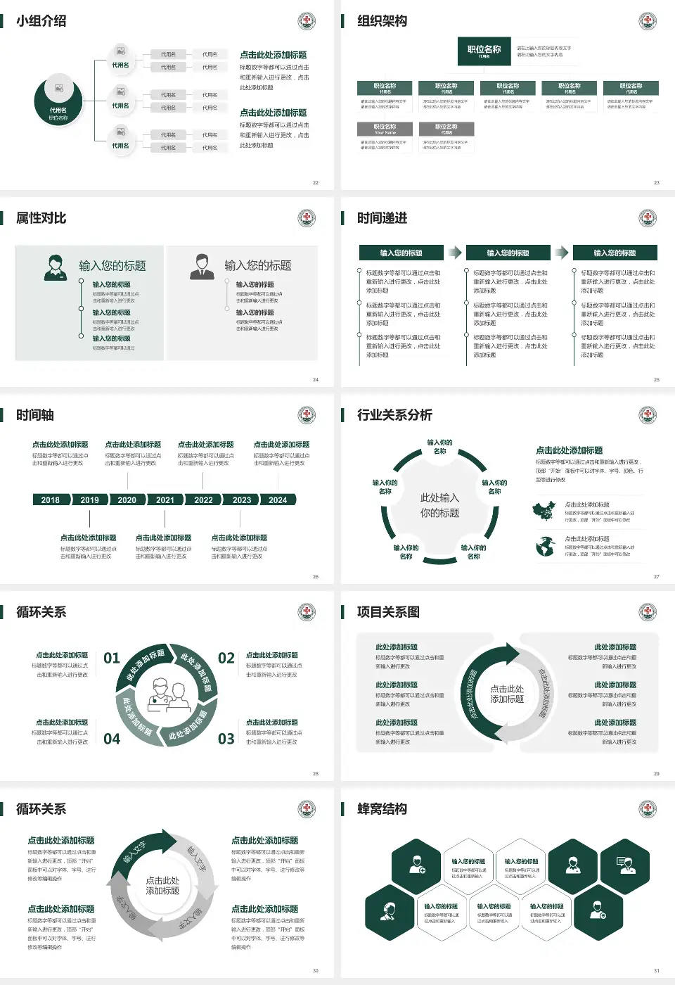 联勤保障部队第九六四医院品管圈PDCA演示专用PPT模板16:9格式幻灯片预览图4