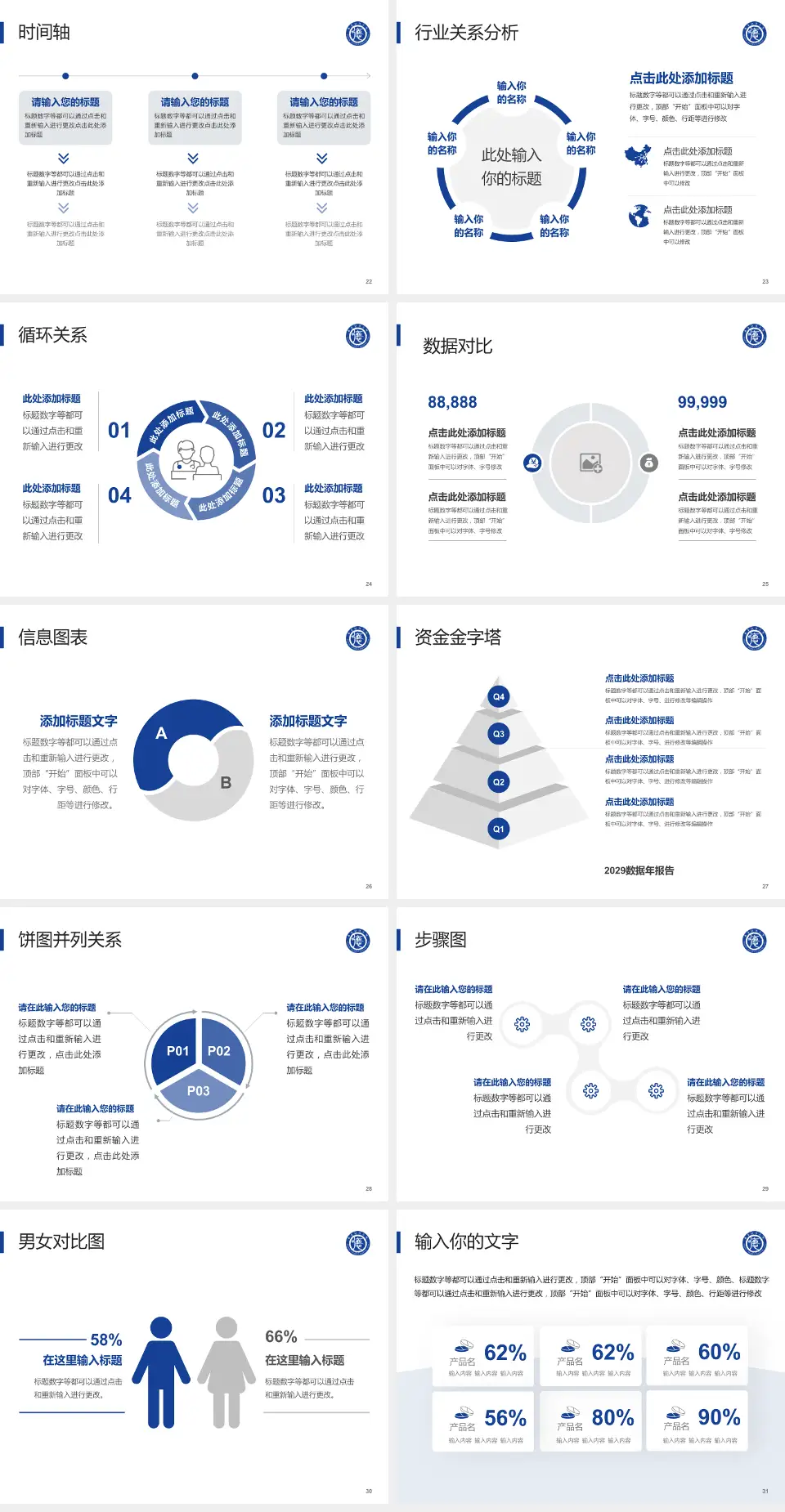 南京江北医院医院管理报告PPT模板4:3格式幻灯片预览图4