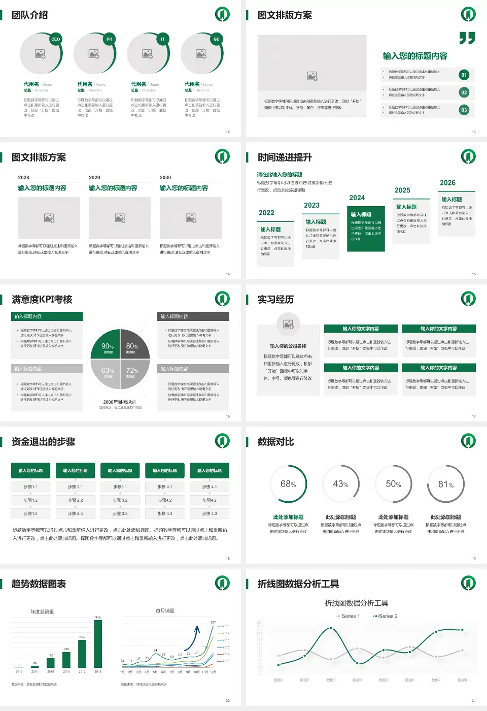 南京市第一医院河西院区培训与教育PPT模板16:9格式幻灯片预览图3