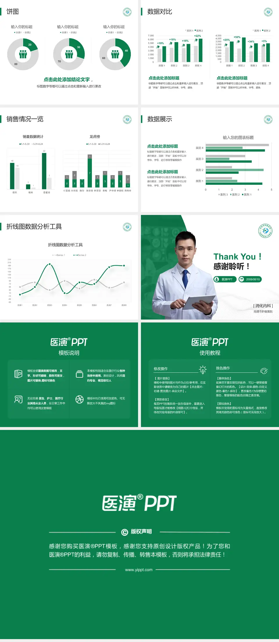 南通市肿瘤医院病例分享与讨论PPT模板4:3格式幻灯片预览图4