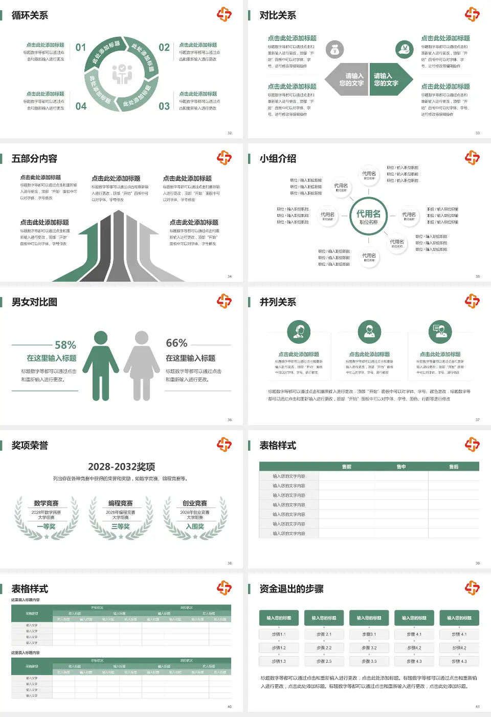 长春市儿童医院医院简介/日常通用PPT模板16:9格式幻灯片预览图5