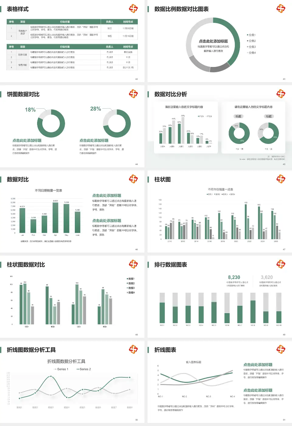 长春市儿童医院医院简介/日常通用PPT模板16:9格式幻灯片预览图6