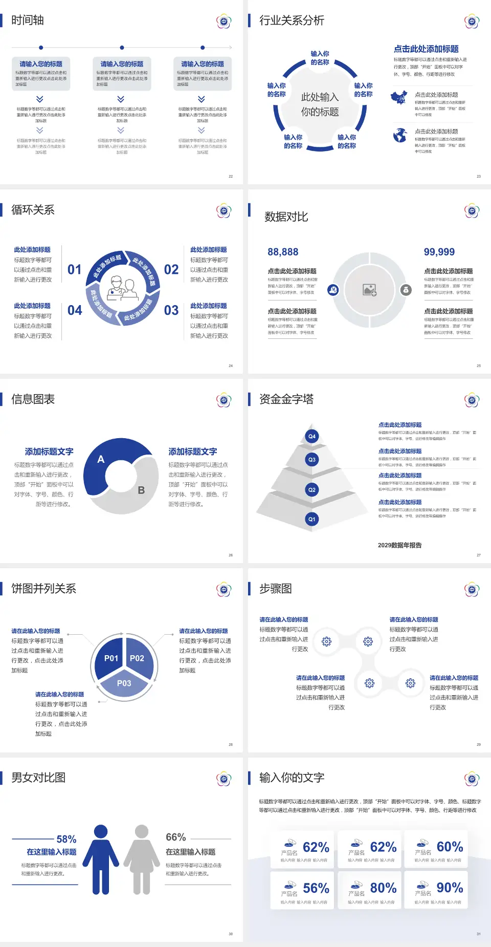 延吉市中医医院医院管理报告PPT模板4:3格式幻灯片预览图4