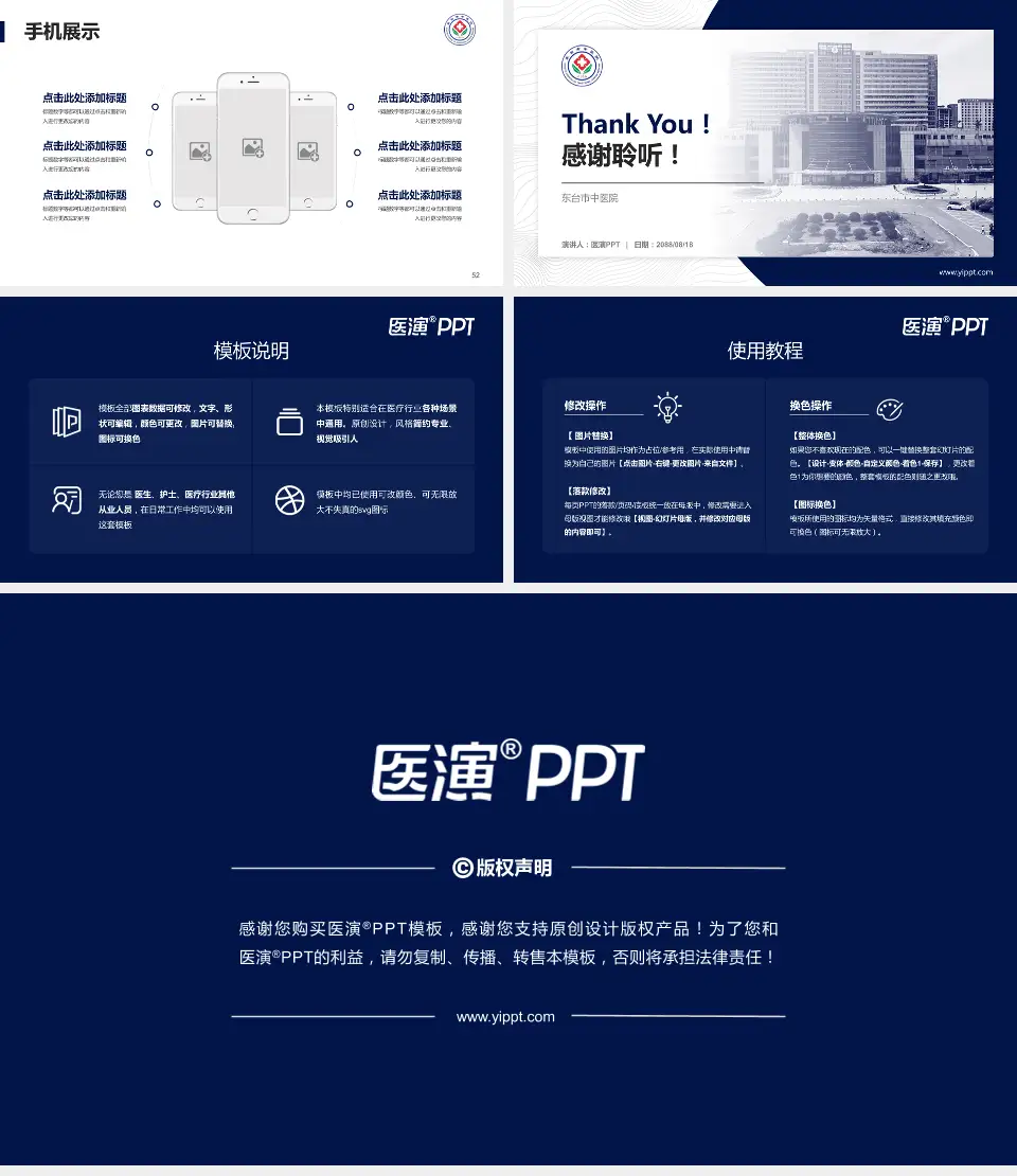东台市中医院医院管理报告PPT模板16:9格式幻灯片预览图7
