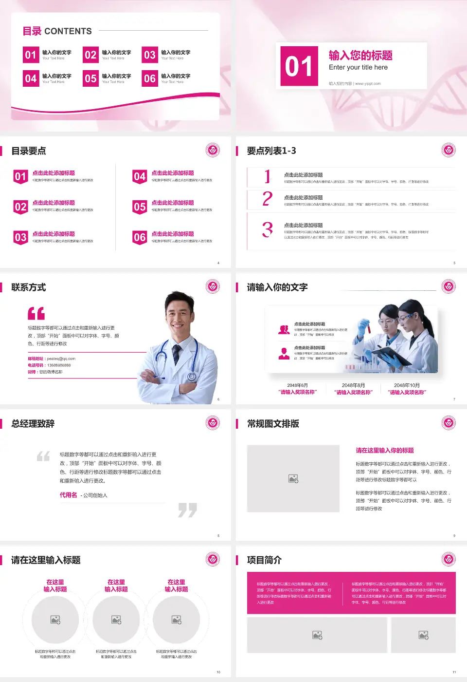 吉林省妇幼保健院项目申请与汇报PPT模板16:9格式幻灯片预览图2