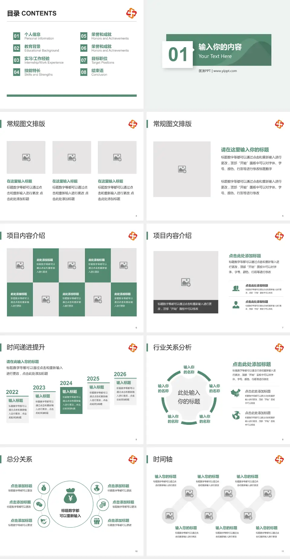 长春市儿童医院财务与预算报告PPT模板4:3格式幻灯片预览图2