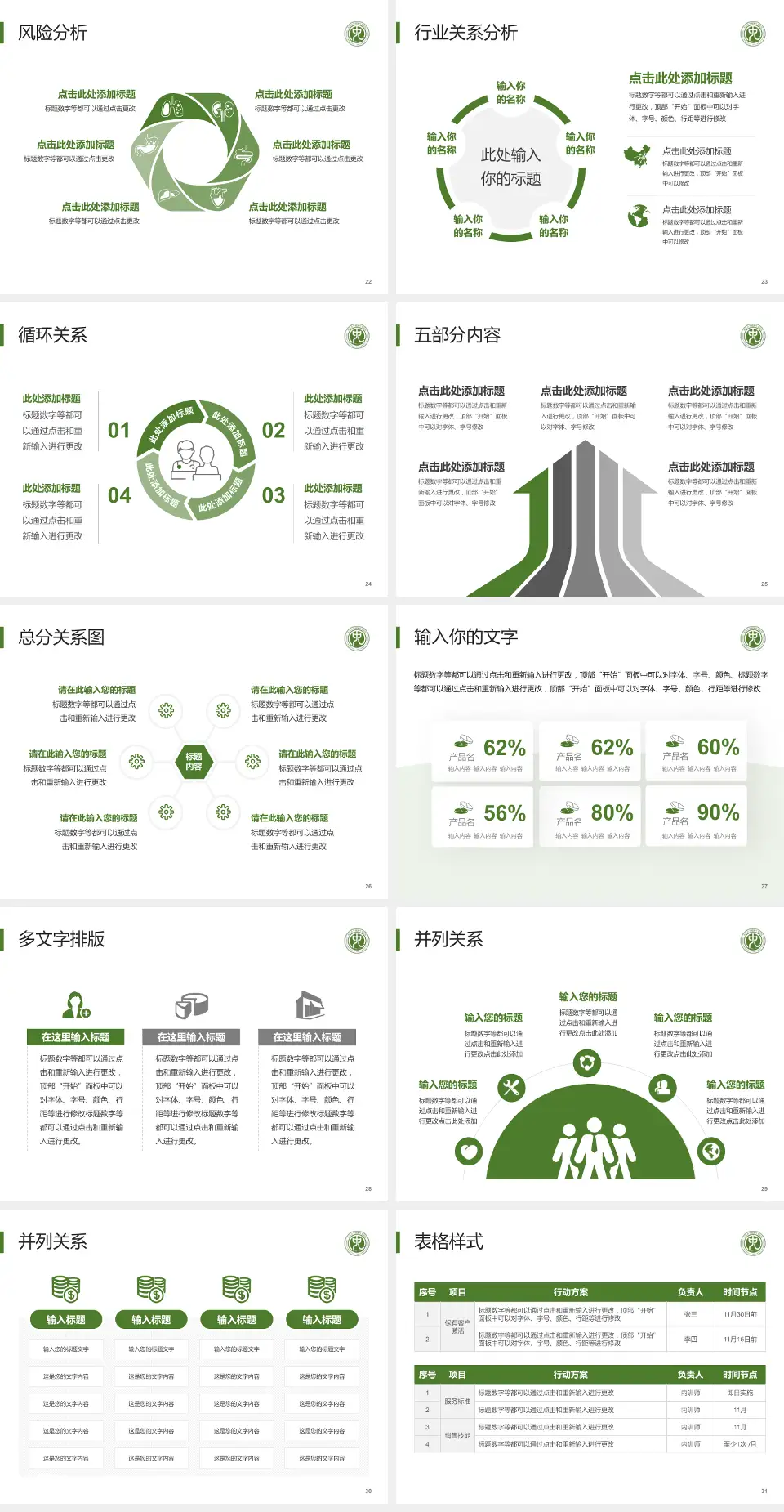 东南大学附属中大医院科室介绍与推广PPT模板4:3格式幻灯片预览图4