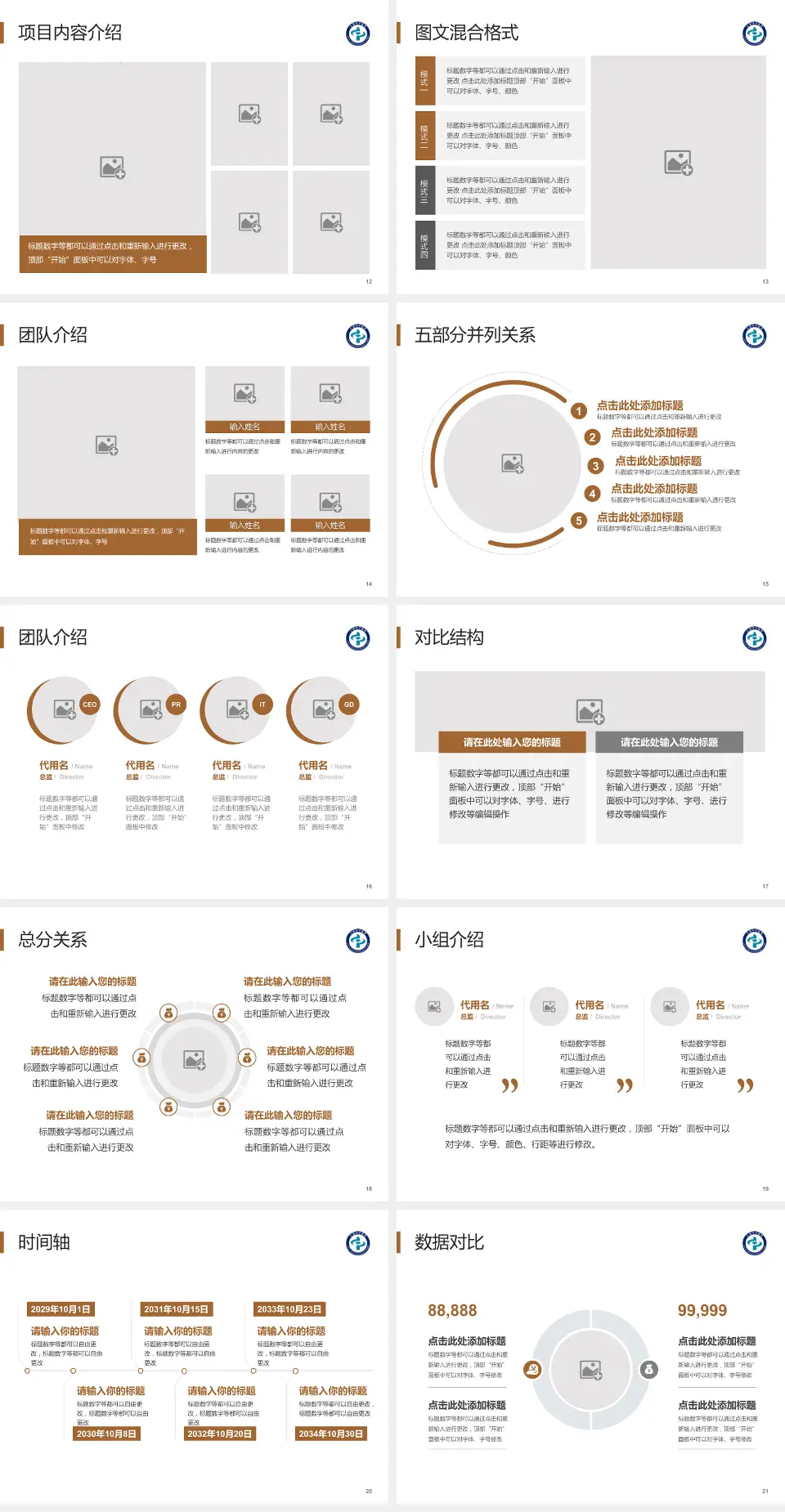 辽源市中医院医疗知识普及PPT模板4:3格式幻灯片预览图3