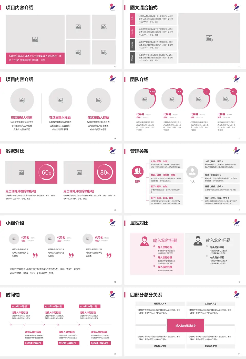南京市儿童医院科室介绍与推广PPT模板16:9格式幻灯片预览图3