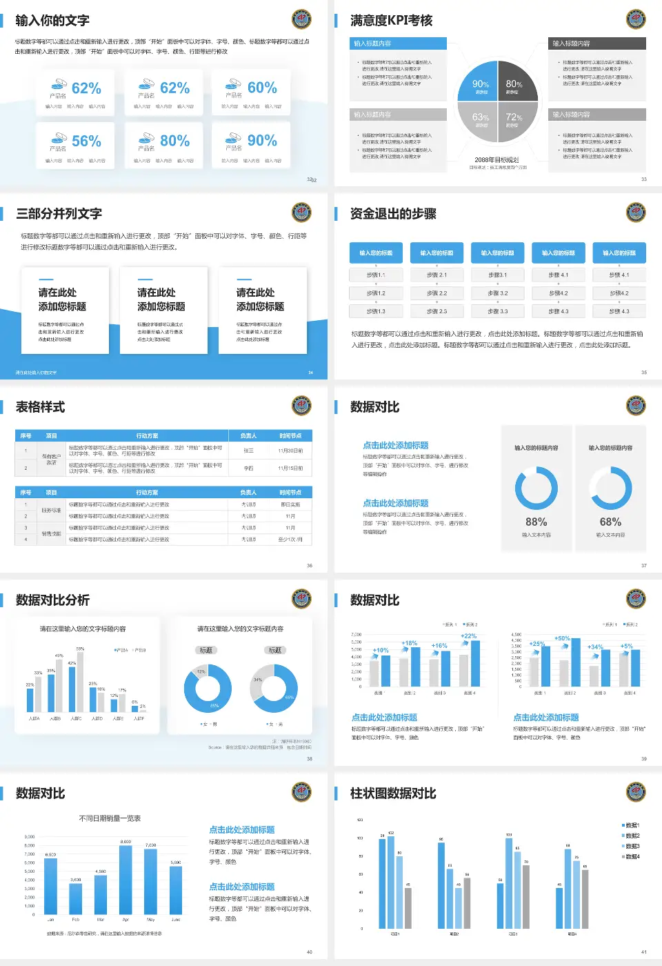 长春市中心医院科研成果展示PPT模板16:9格式幻灯片预览图5