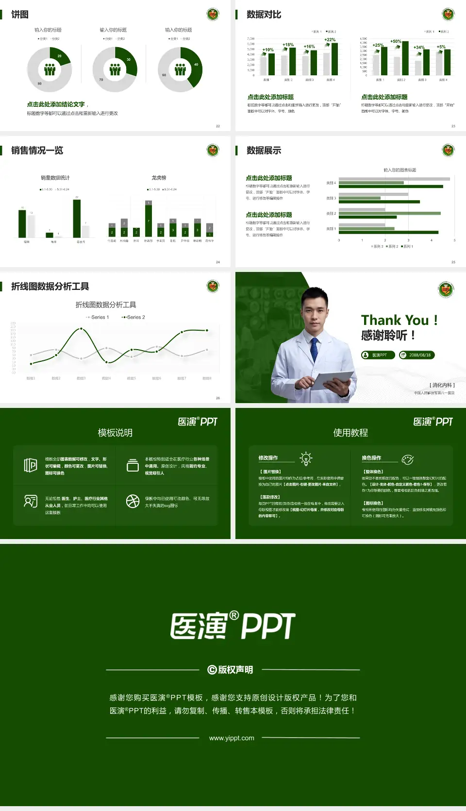 中国人民解放军第八一医院病例分享与讨论PPT模板16:9格式幻灯片预览图4