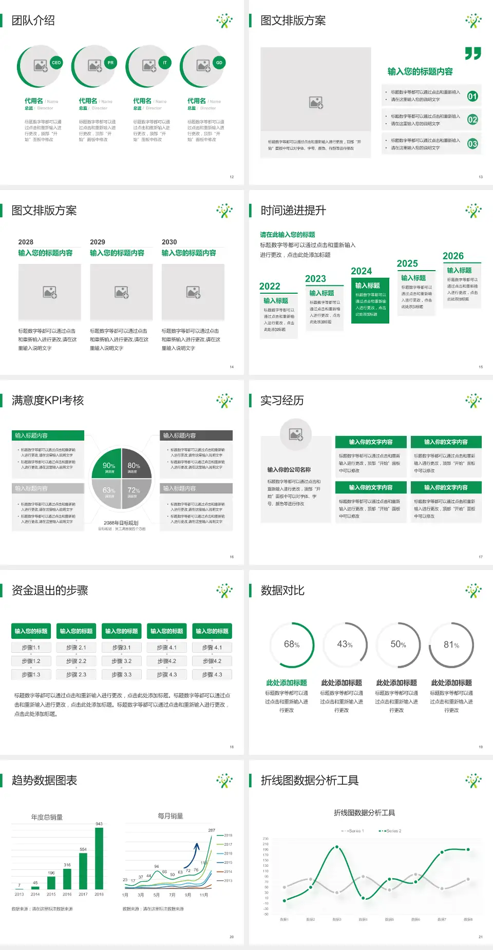 番禺健康管理中心（番禺康复医院）培训与教育PPT模板4:3格式幻灯片预览图3