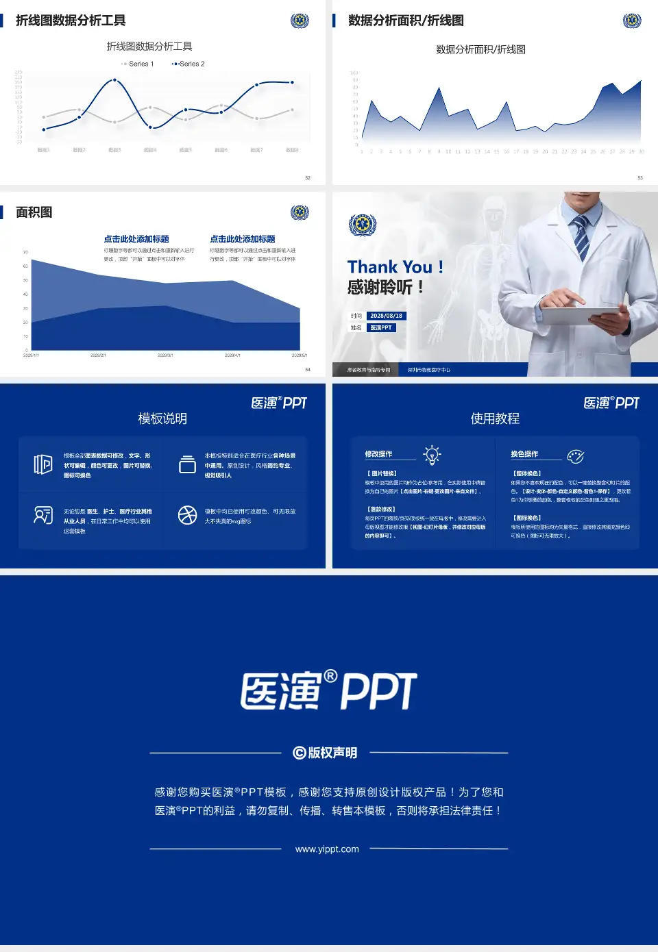 深圳市急救医疗中心患者教育与指导PPT模板16:9格式幻灯片预览图7