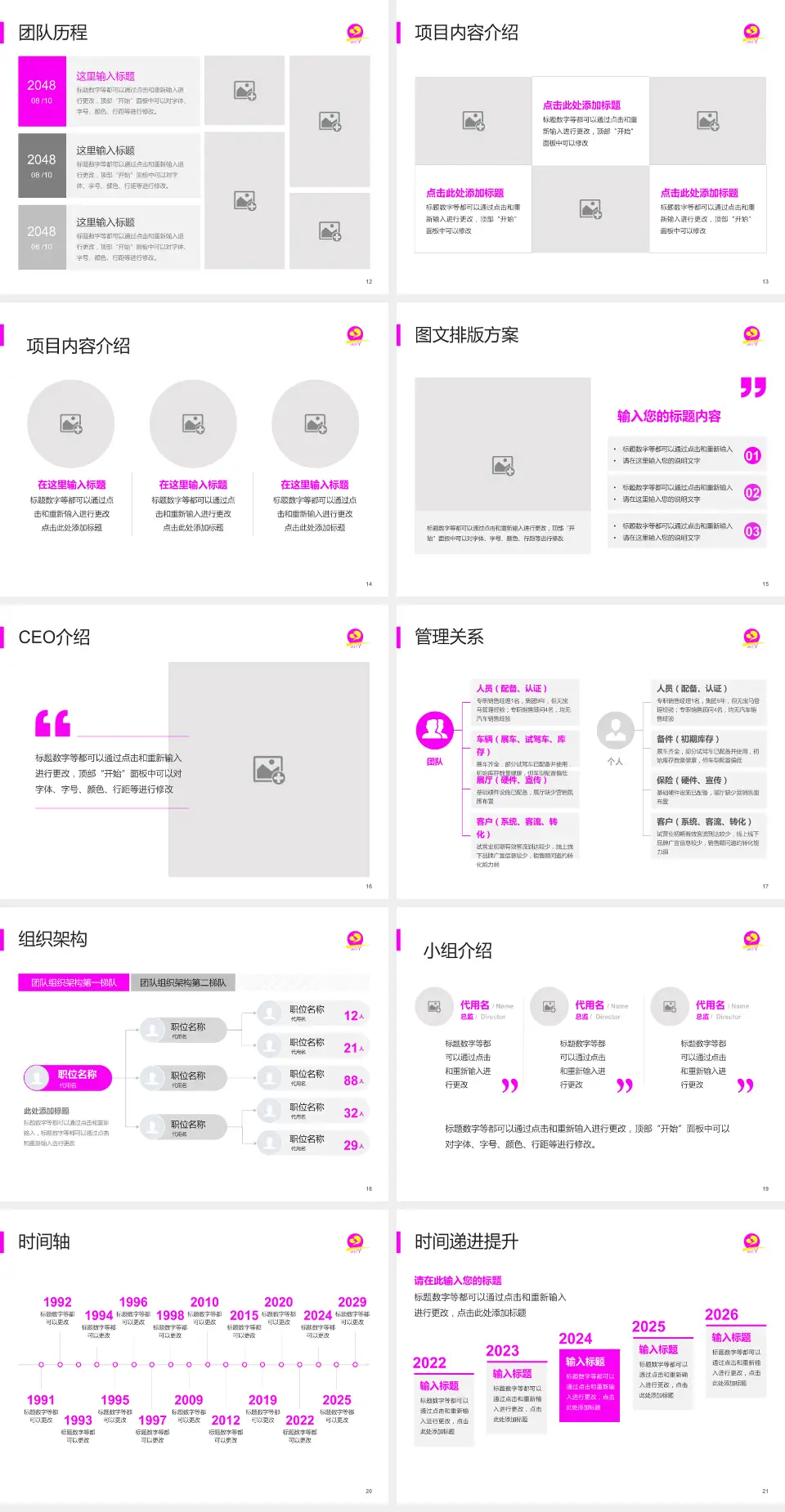 茂名市妇幼保健院医院管理报告PPT模板4:3格式幻灯片预览图3