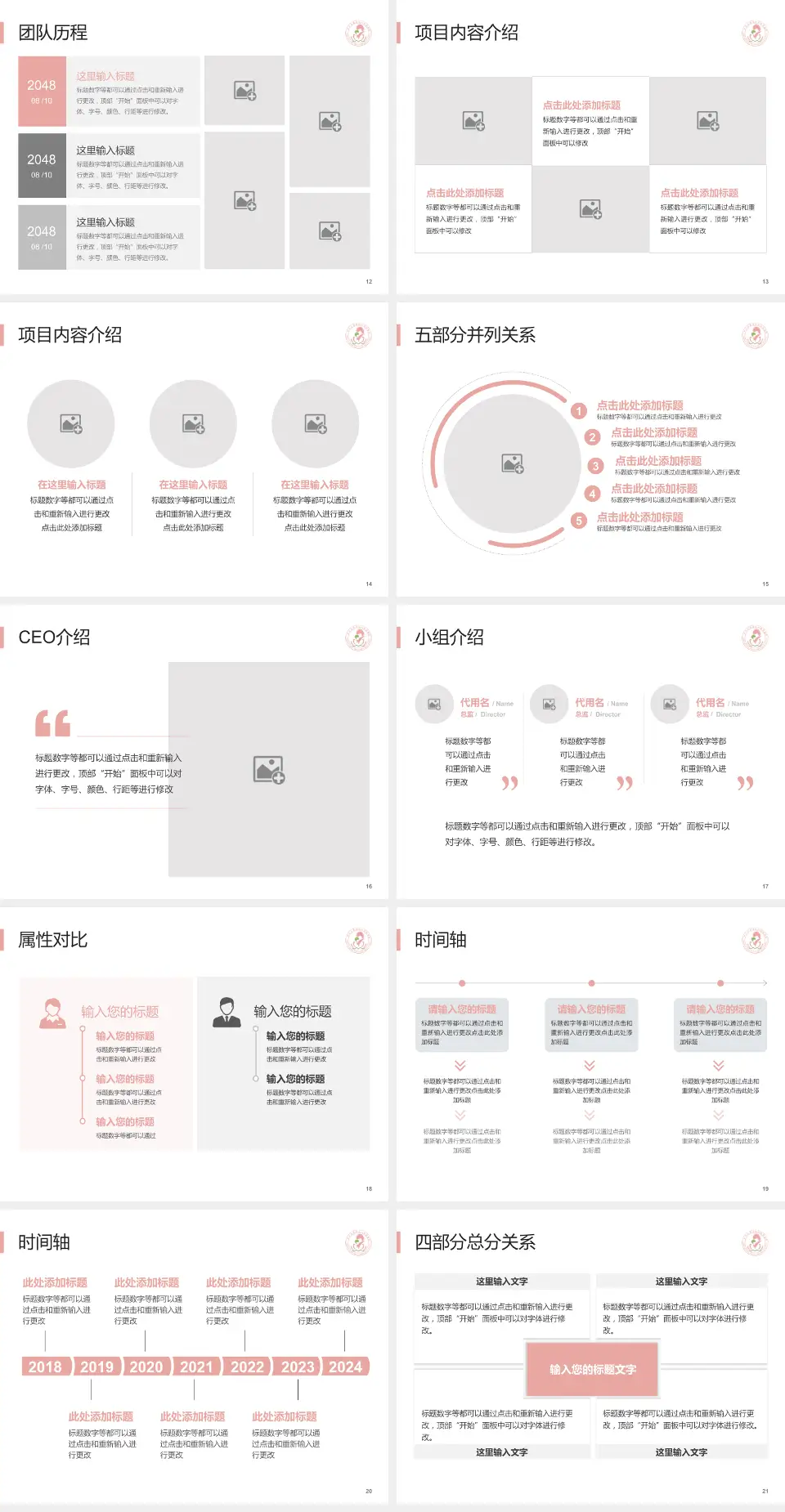 端州区妇幼保健院科研成果展示PPT模板4:3格式幻灯片预览图3