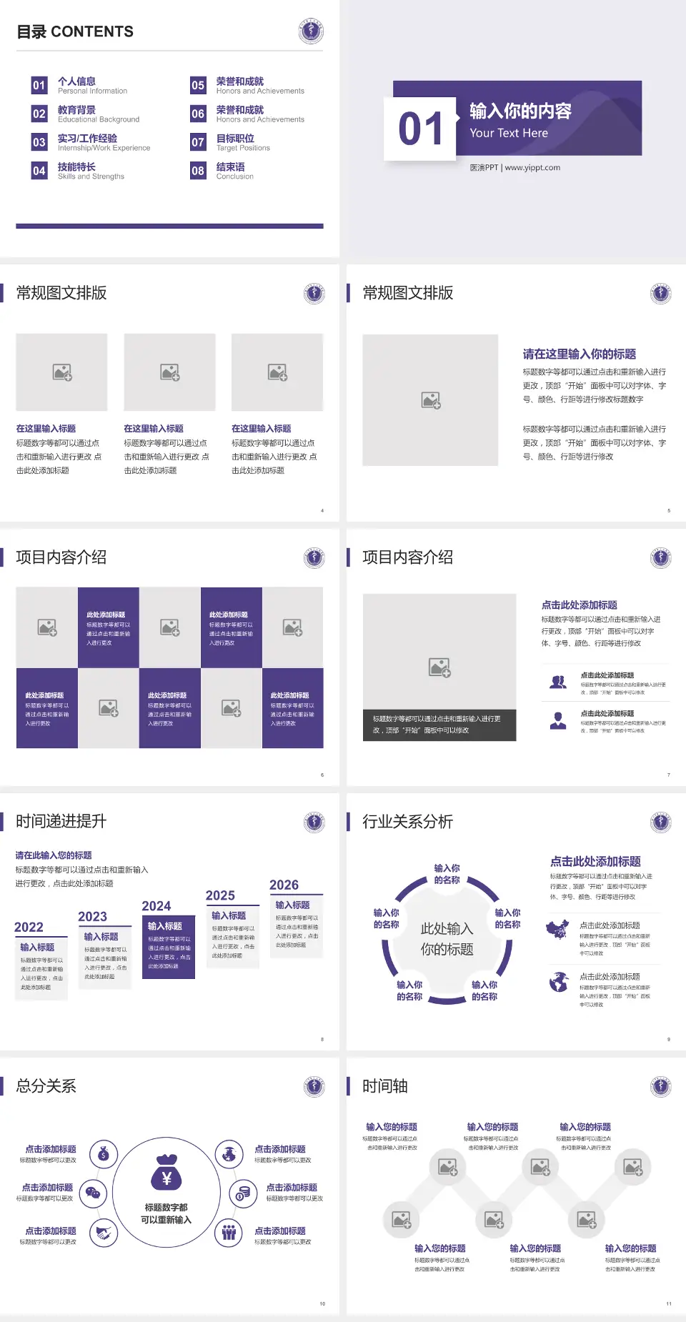 深圳市第二人民医院财务与预算报告PPT模板4:3格式幻灯片预览图2
