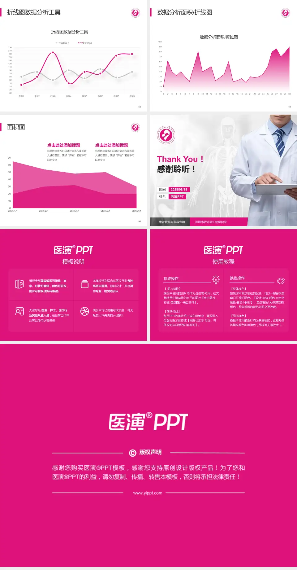 深圳市罗湖区妇幼保健院患者教育与指导PPT模板4:3格式幻灯片预览图7