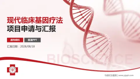 马偕纪念医院项目申请与汇报PPT模板