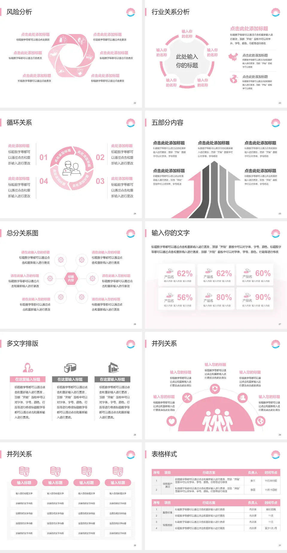 珠海市妇幼保健院科室介绍与推广PPT模板4:3格式幻灯片预览图4