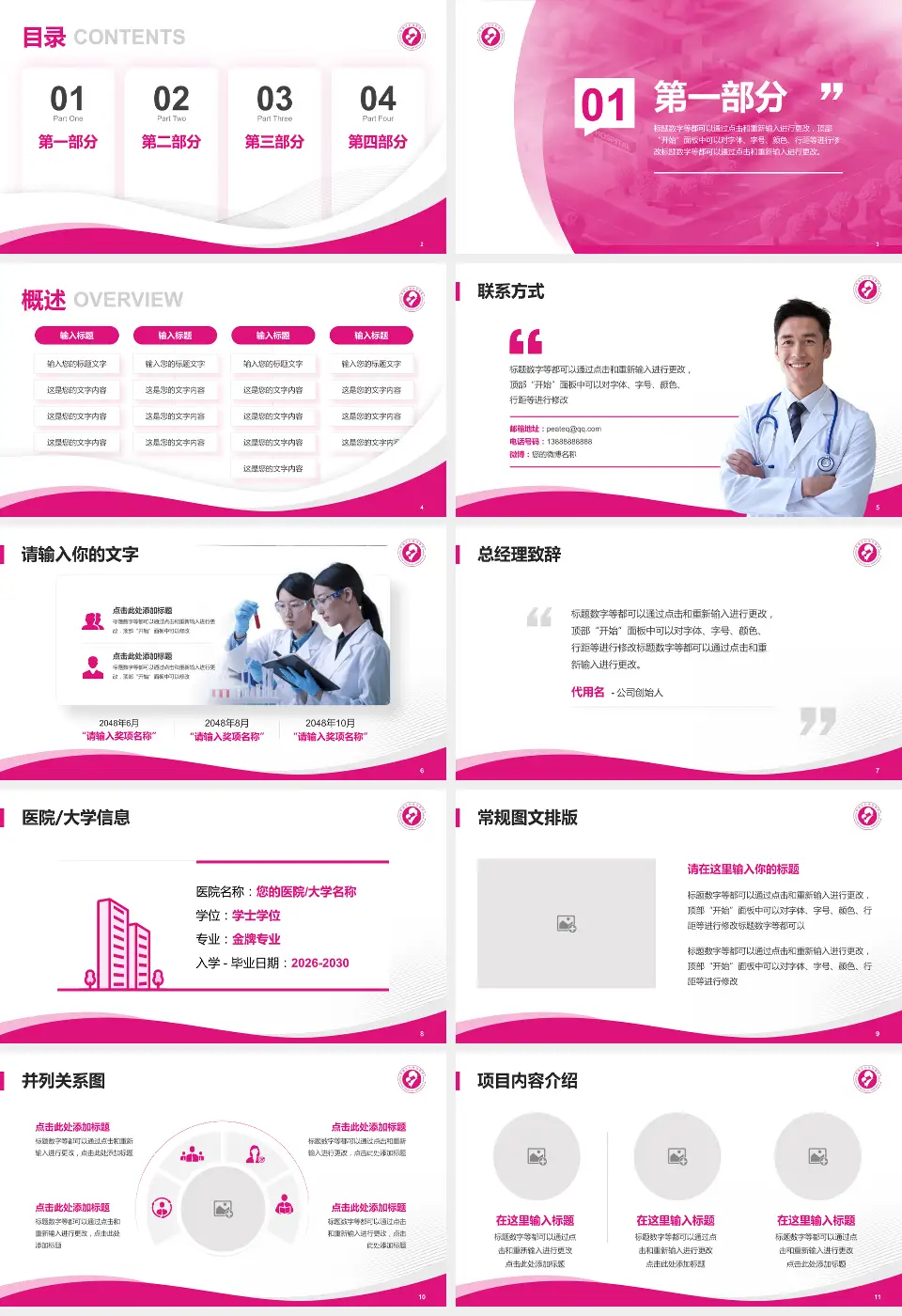 深圳市罗湖区妇幼保健院会议与研讨会PPT模板16:9格式幻灯片预览图2