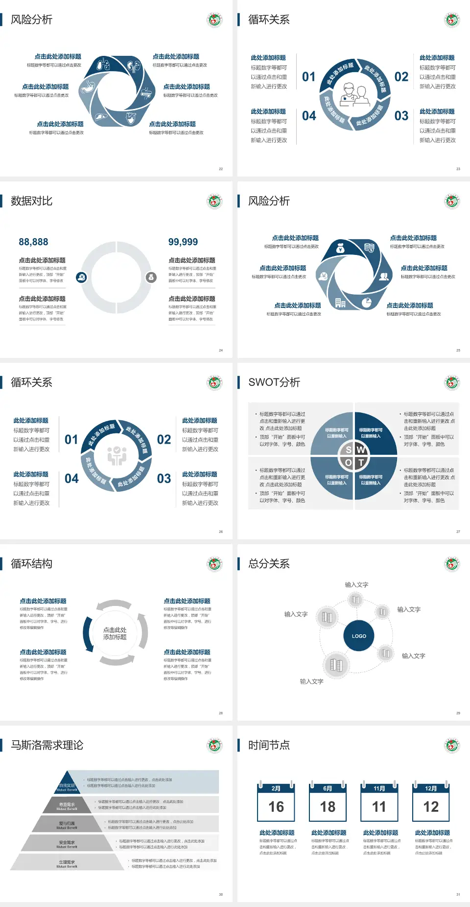 湛江市中心人民医院科研成果展示PPT模板4:3格式幻灯片预览图4