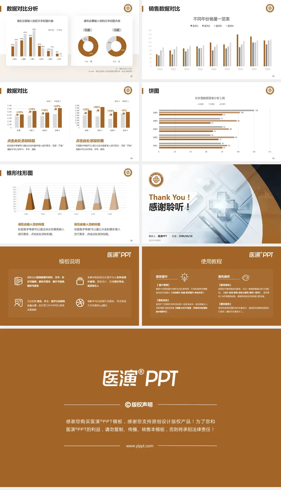 阳江市中医院医疗行业比赛专用PPT模板16:9格式幻灯片预览图7