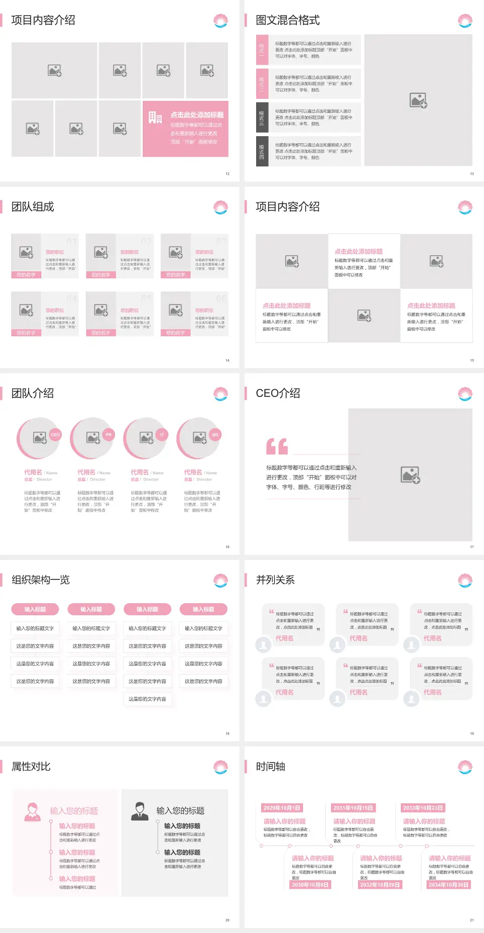 珠海市妇幼保健院患者教育与指导PPT模板4:3格式幻灯片预览图3