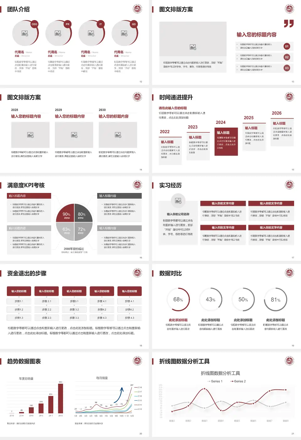 肇庆市中医院培训与教育PPT模板16:9格式幻灯片预览图3