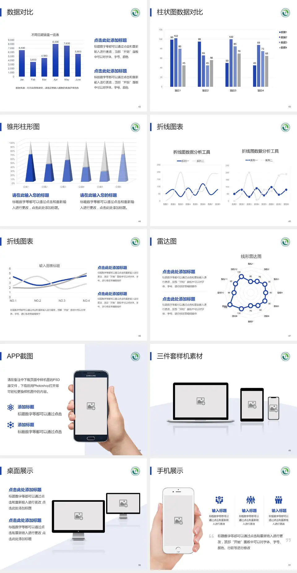 珠海市第二人民医院医院管理报告PPT模板4:3格式幻灯片预览图6