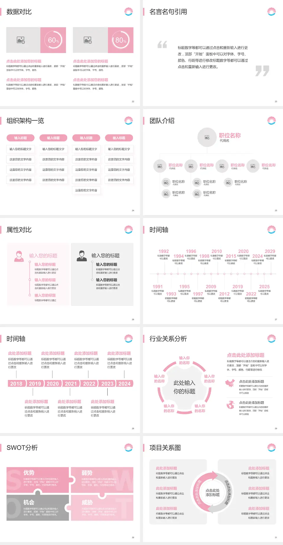 珠海市妇幼保健院医院简介/日常通用PPT模板4:3格式幻灯片预览图4