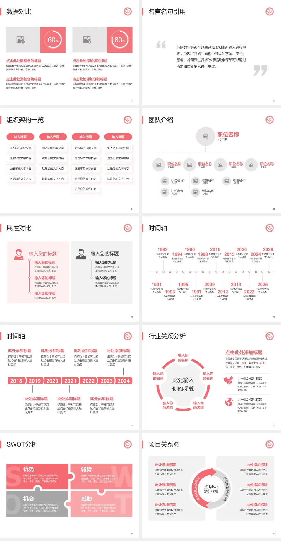 深圳市龙岗区妇幼保健院医院简介/日常通用PPT模板4:3格式幻灯片预览图4