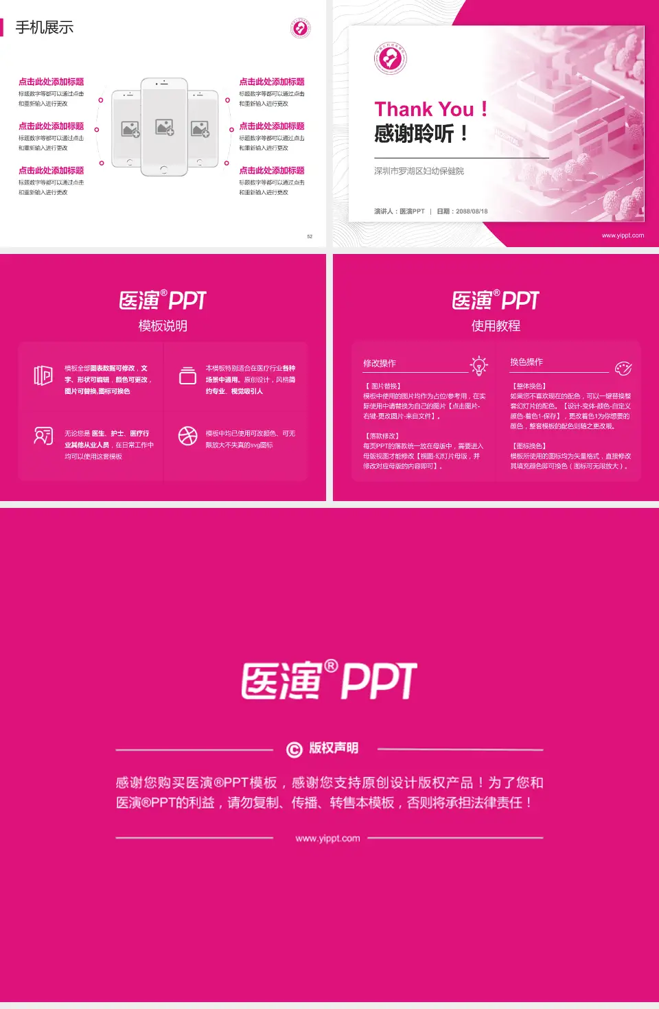 深圳市罗湖区妇幼保健院医院管理报告PPT模板4:3格式幻灯片预览图7