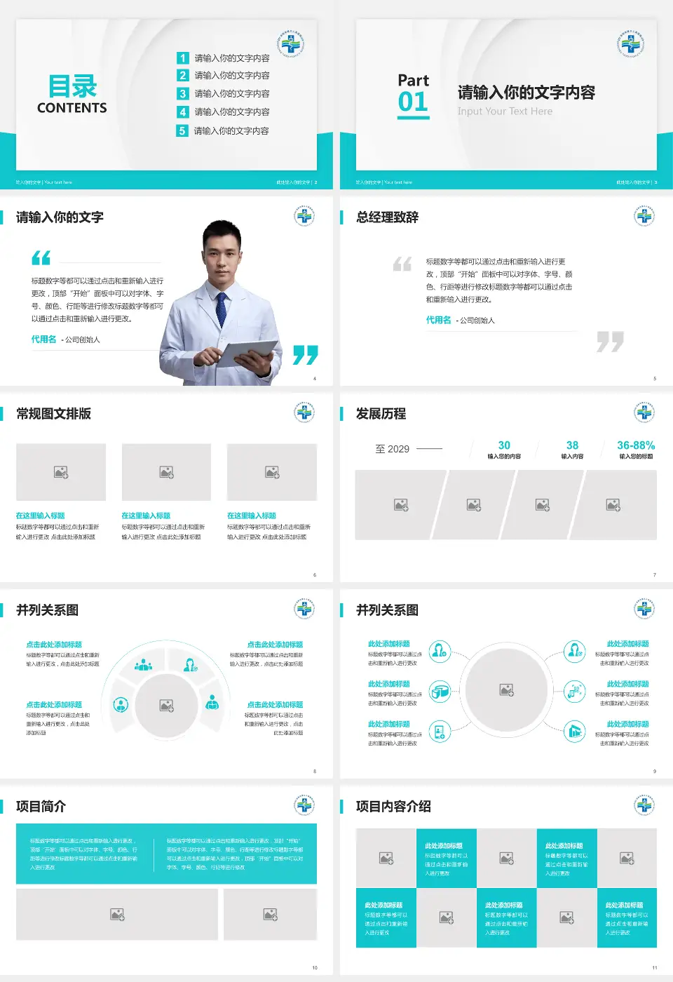 深圳市第三人民医院医院管理报告PPT模板16:9格式幻灯片预览图2