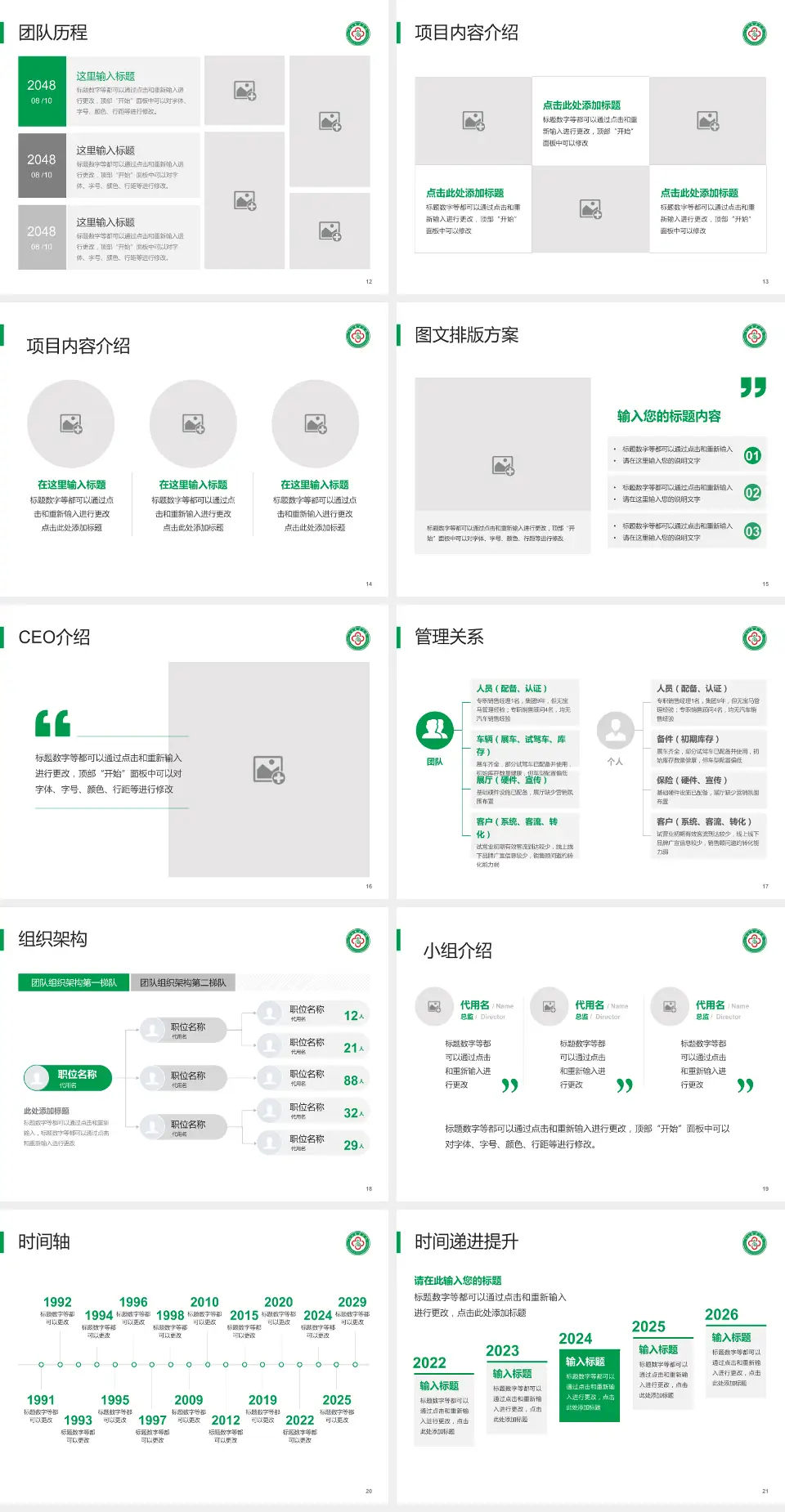 高州市中医院南院区医院管理报告PPT模板4:3格式幻灯片预览图3