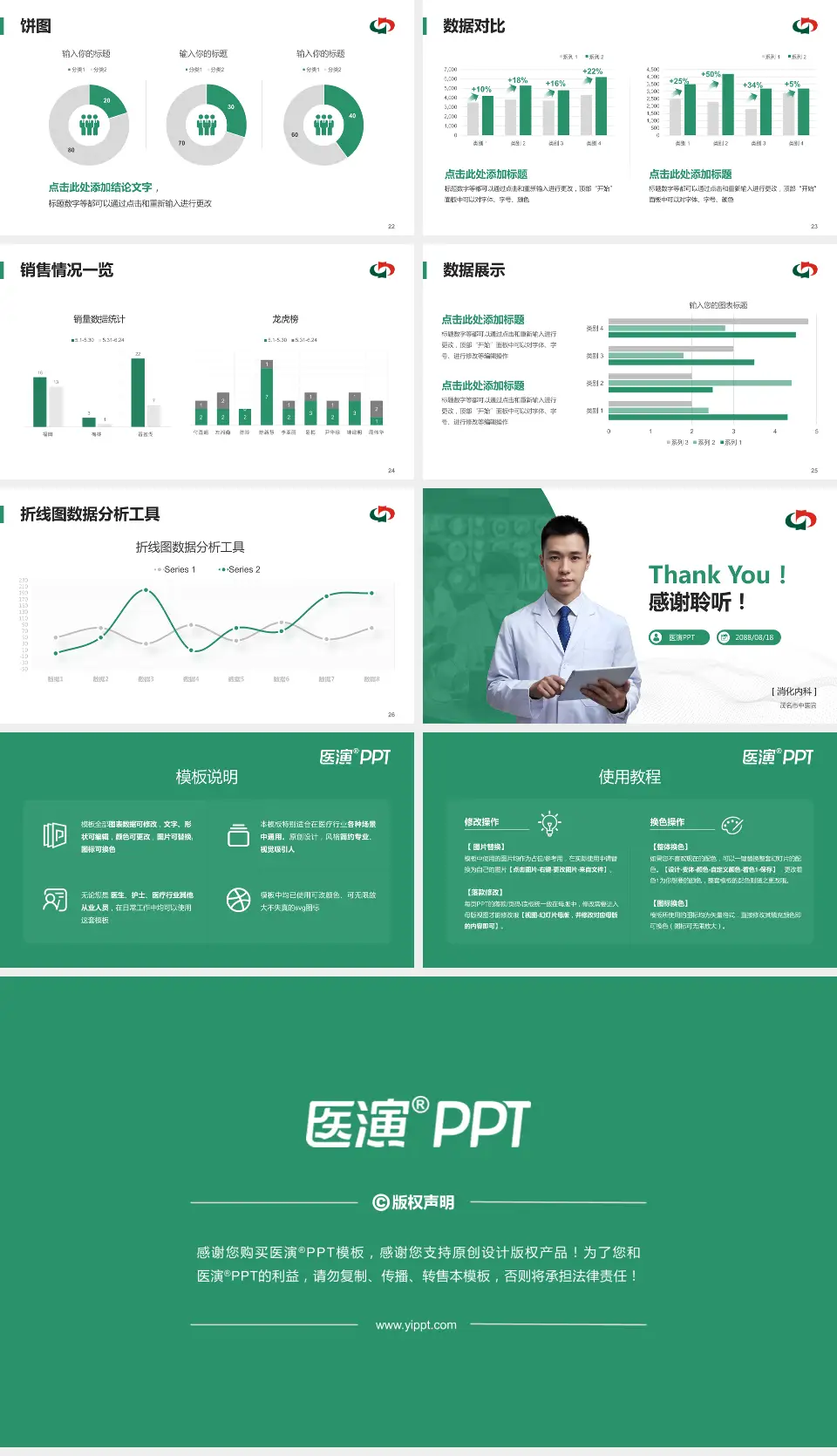 茂名市中医院病例分享与讨论PPT模板16:9格式幻灯片预览图4