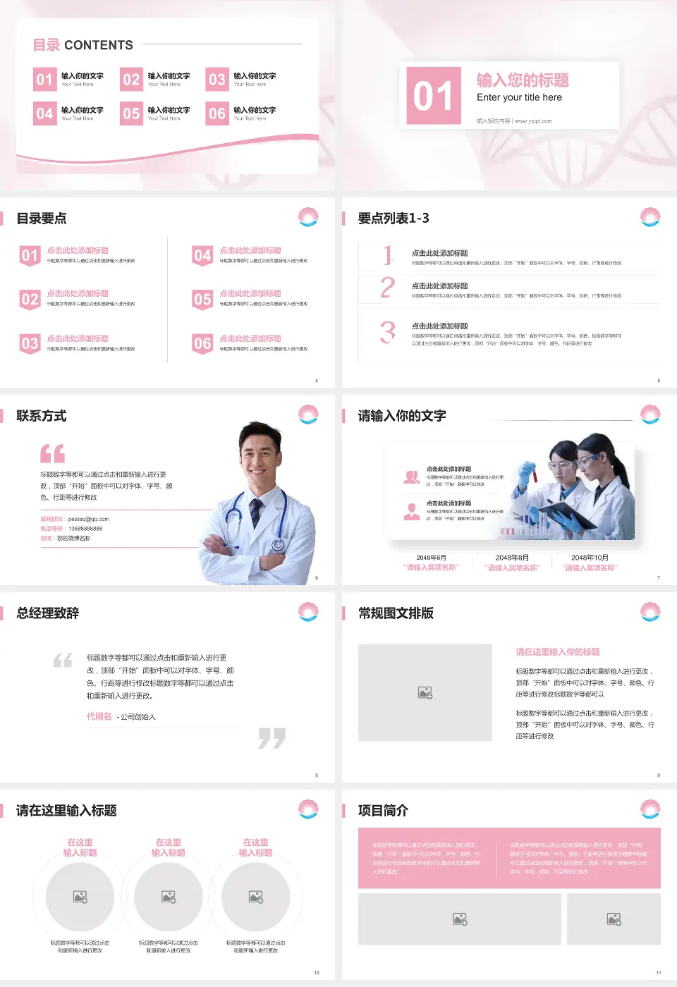 珠海市妇幼保健院项目申请与汇报PPT模板16:9格式幻灯片预览图2