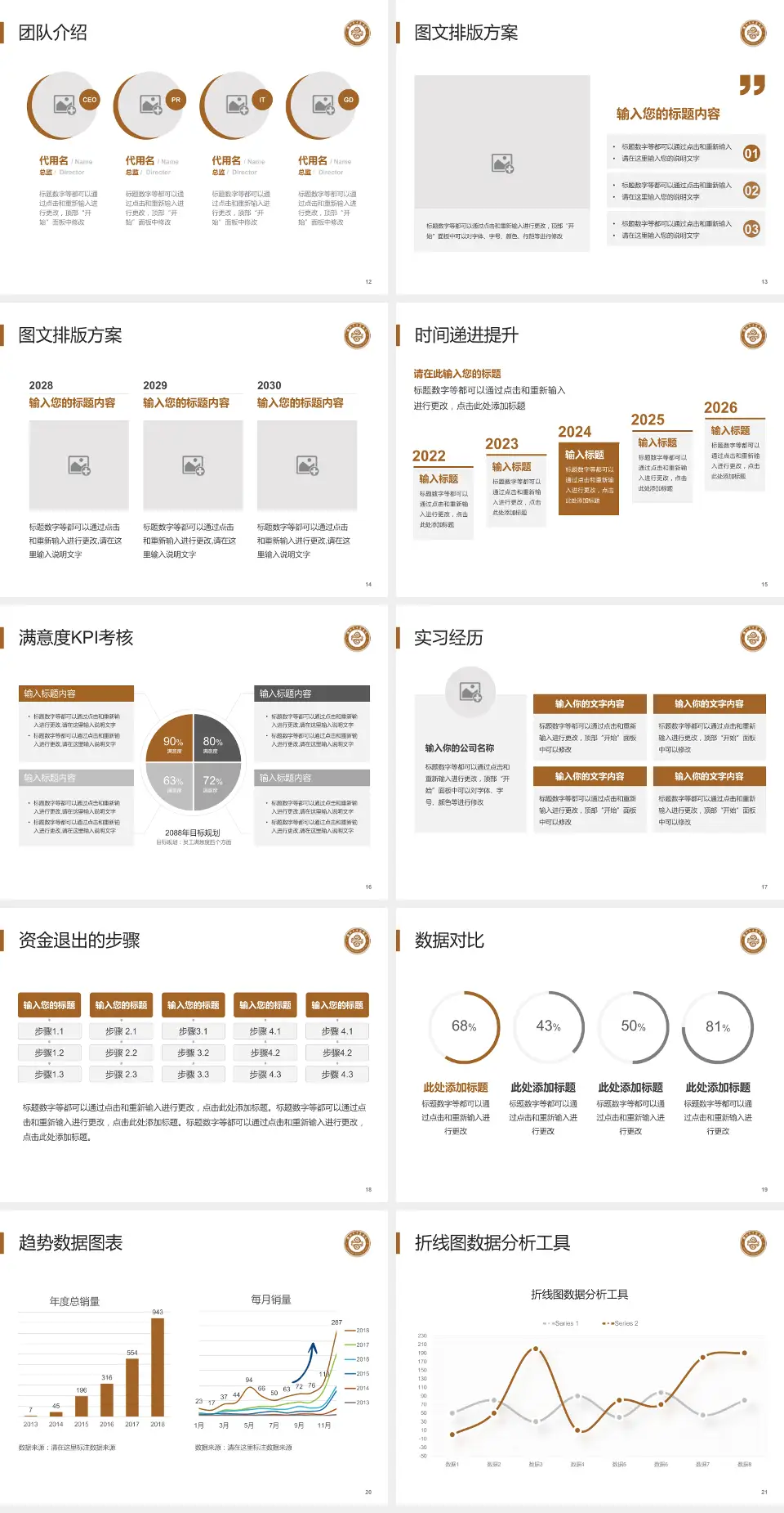 阳江市中医院培训与教育PPT模板4:3格式幻灯片预览图3