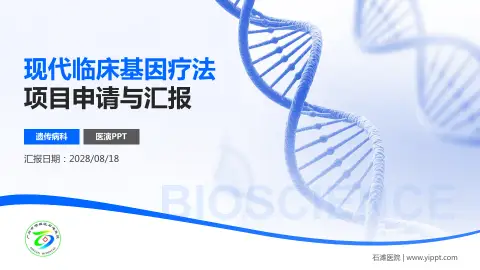 石滩医院项目申请与汇报PPT模板