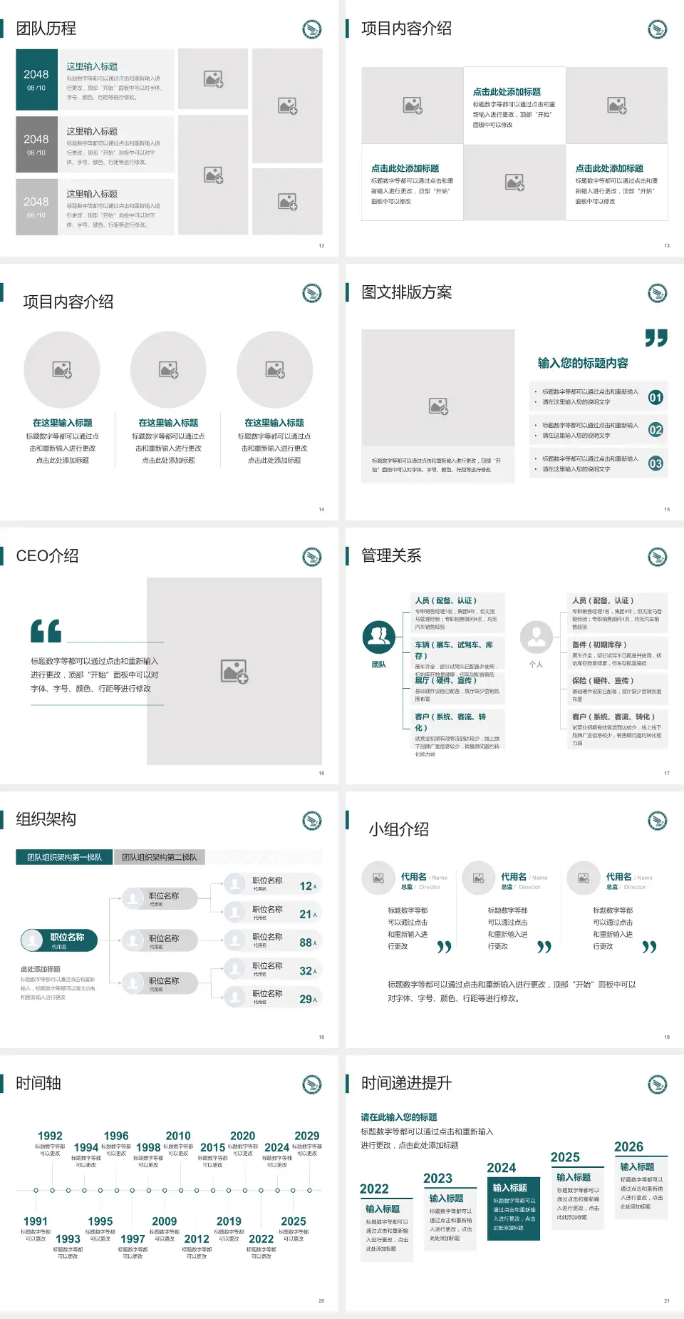 清远市人民医院医院管理报告PPT模板4:3格式幻灯片预览图3