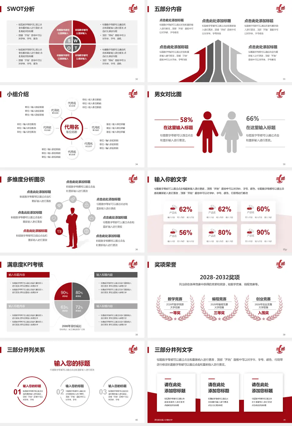 茂名市第三人民医院医疗行业比赛专用PPT模板16:9格式幻灯片预览图5