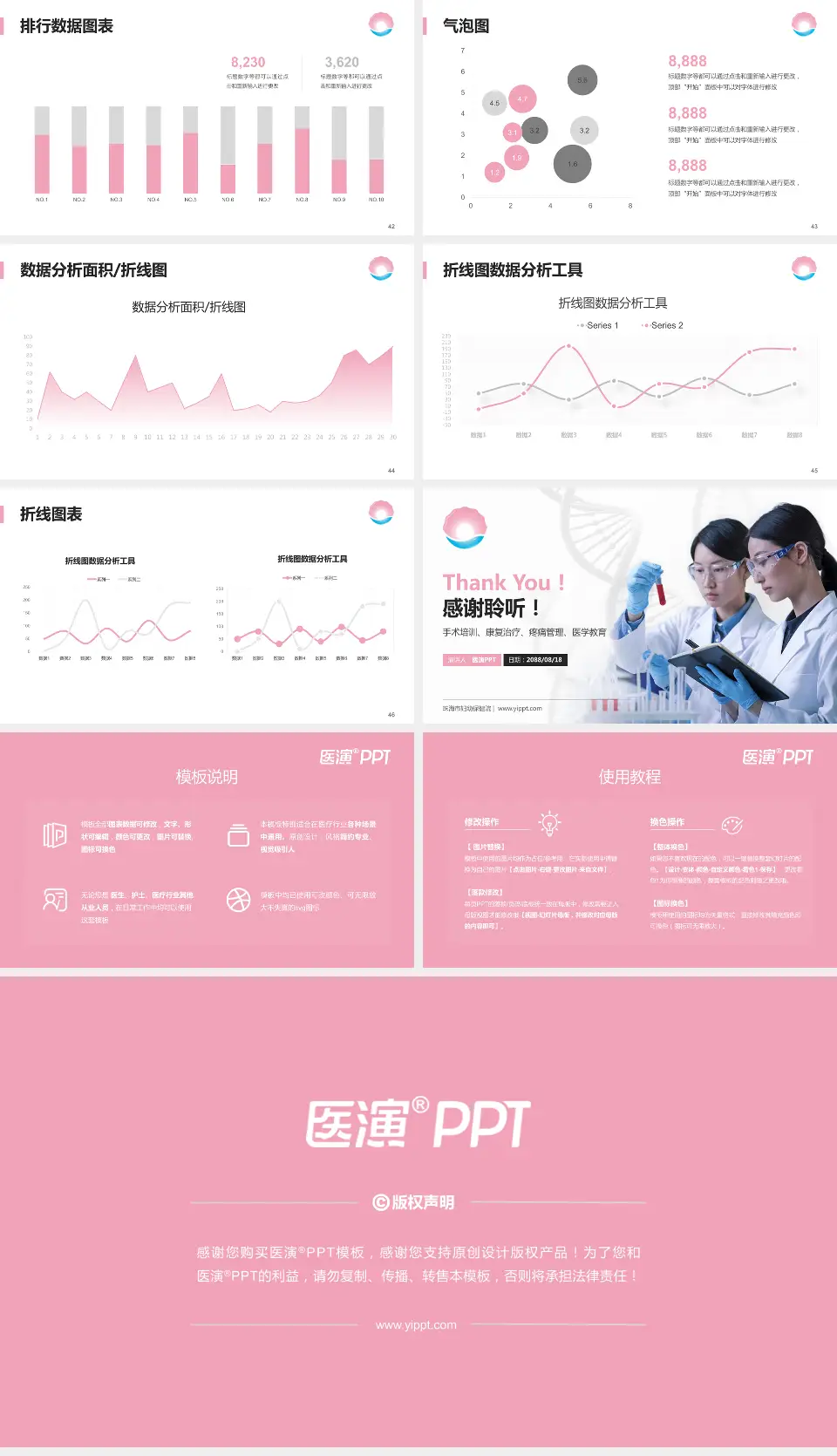 珠海市妇幼保健院科研成果展示PPT模板16:9格式幻灯片预览图6