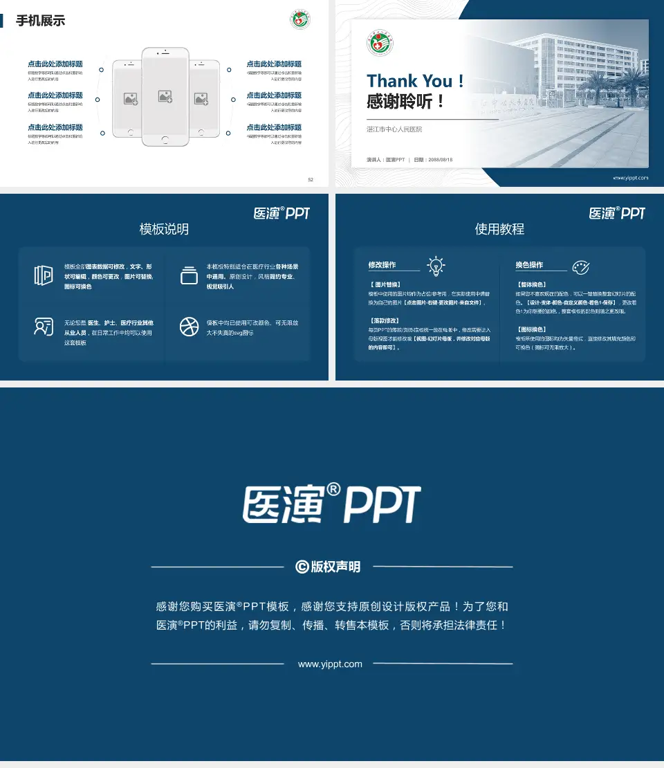 湛江市中心人民医院医院管理报告PPT模板16:9格式幻灯片预览图7