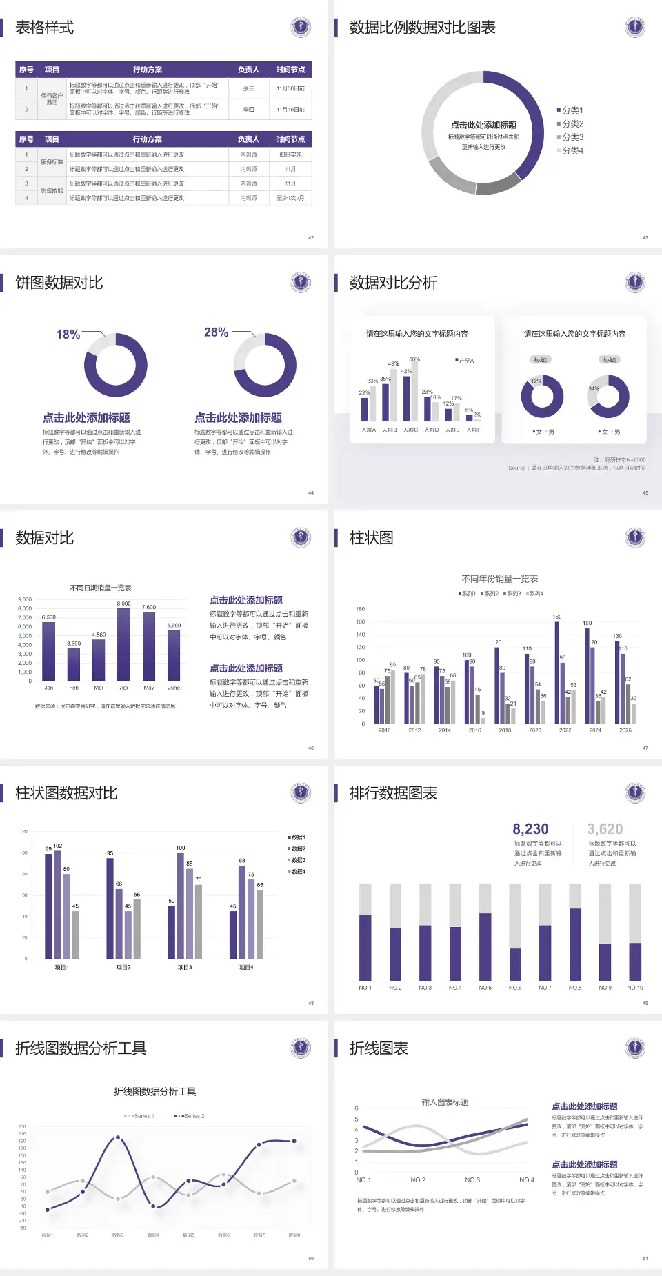 深圳市第二人民医院医院简介/日常通用PPT模板4:3格式幻灯片预览图6