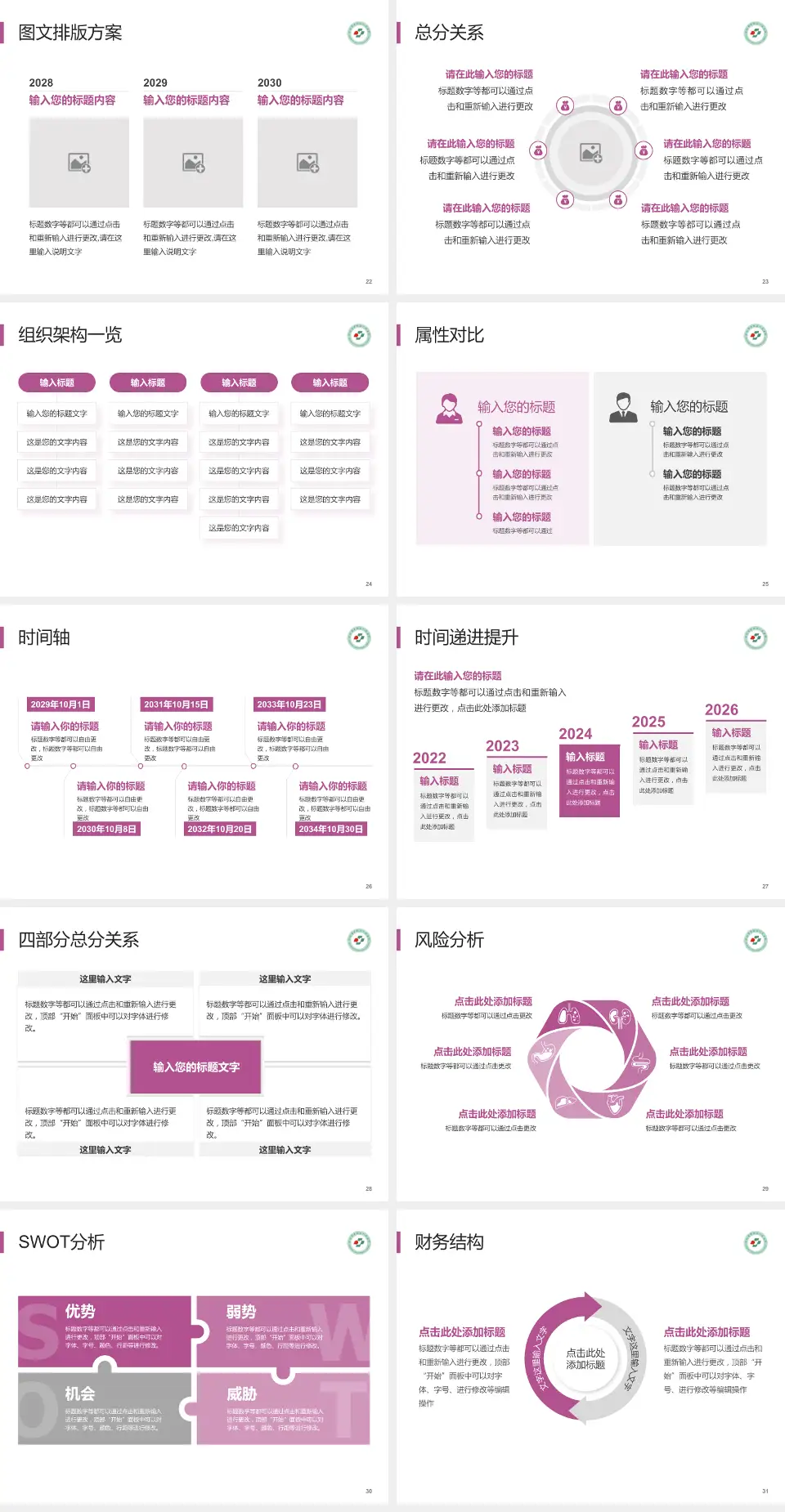 深圳市罗湖区人民医院护理专业职业生涯规划PPT模板4:3格式幻灯片预览图4