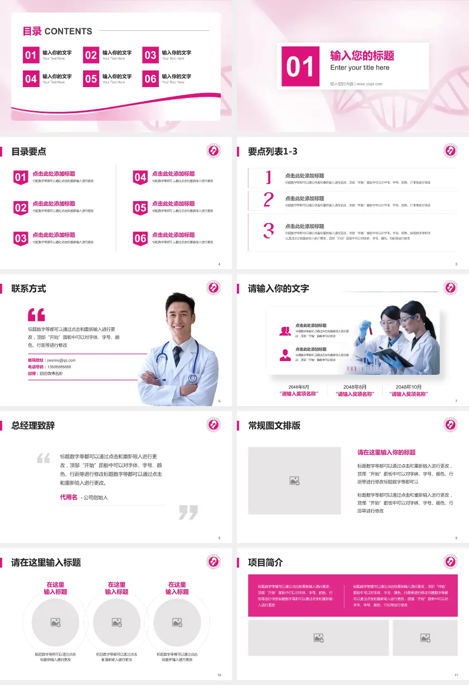 深圳市罗湖区妇幼保健院项目申请与汇报PPT模板16:9格式幻灯片预览图2