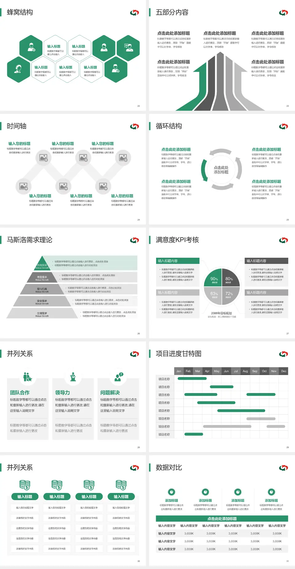 茂名市中医院医疗知识普及PPT模板4:3格式幻灯片预览图4