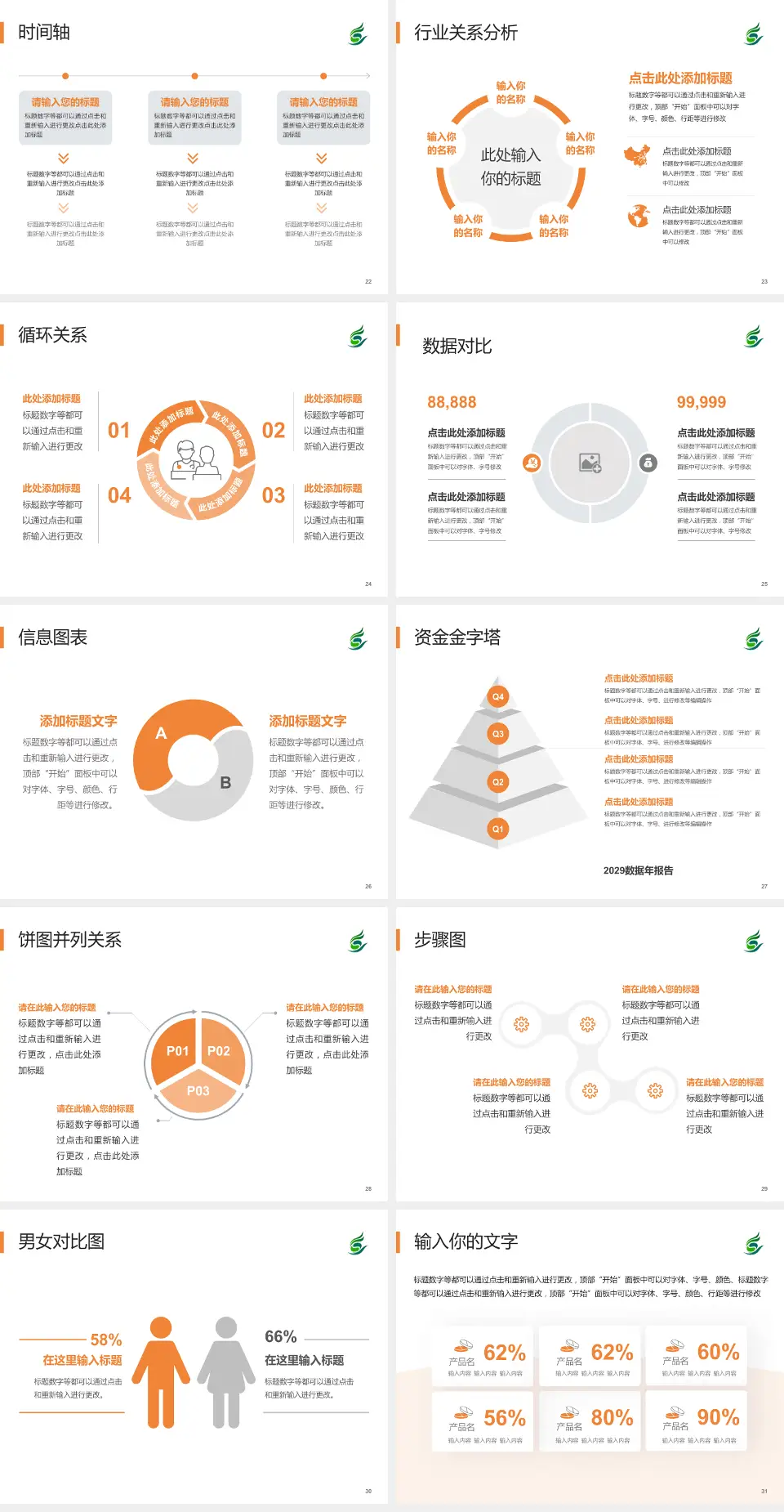 清远市中医院医院管理报告PPT模板4:3格式幻灯片预览图4