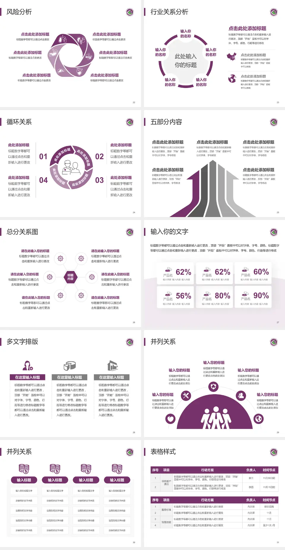 深圳市龙岗区人民医院科室介绍与推广PPT模板4:3格式幻灯片预览图4