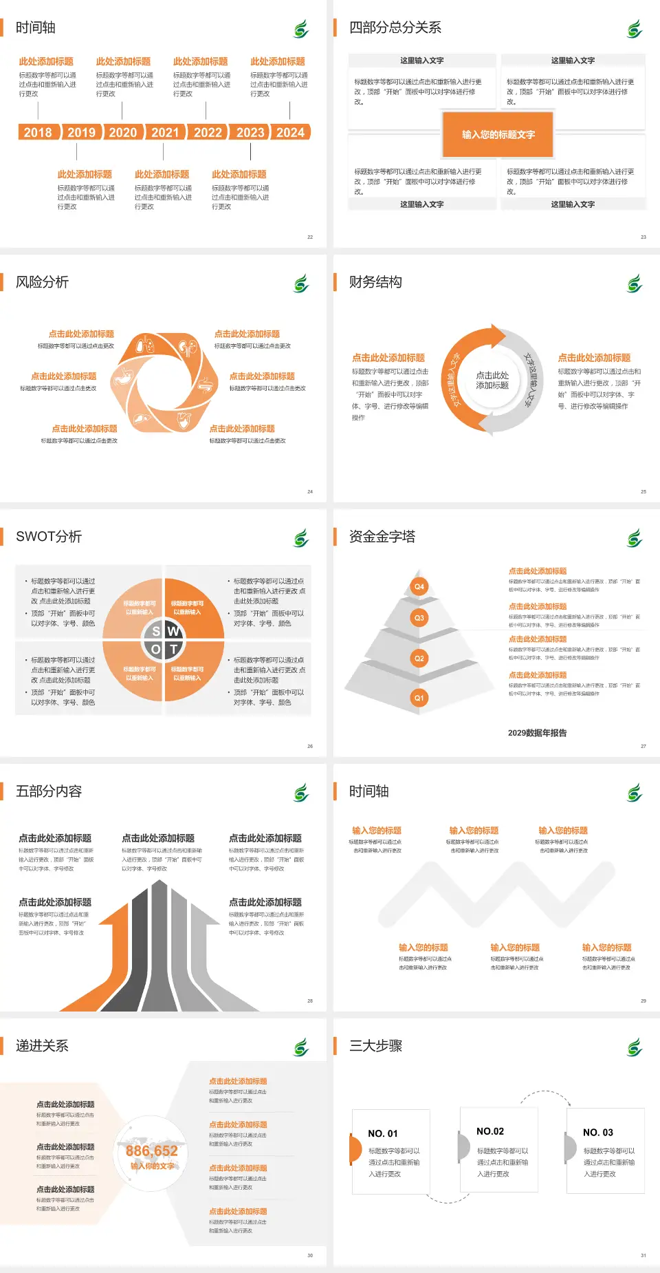 清远市中医院患者教育与指导PPT模板4:3格式幻灯片预览图4