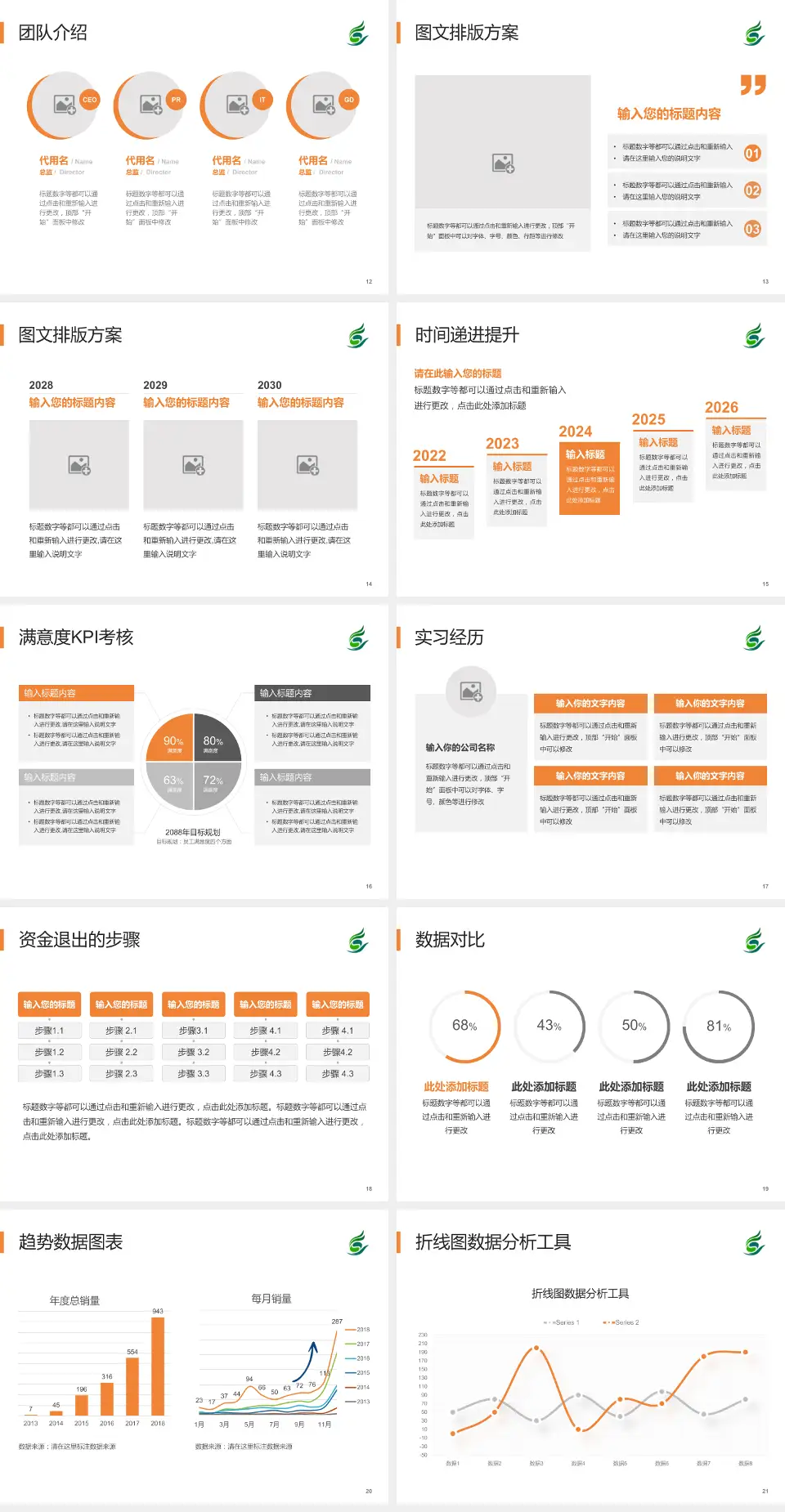 清远市中医院培训与教育PPT模板4:3格式幻灯片预览图3